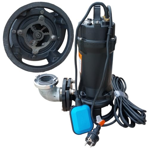 PAG Turbo GmbH® - Industrie Fäkalienpumpe Schmutzwasserpumpe ZWQ 1800 mit Schneidmesser 230V - 1,8kW - 33000L/h