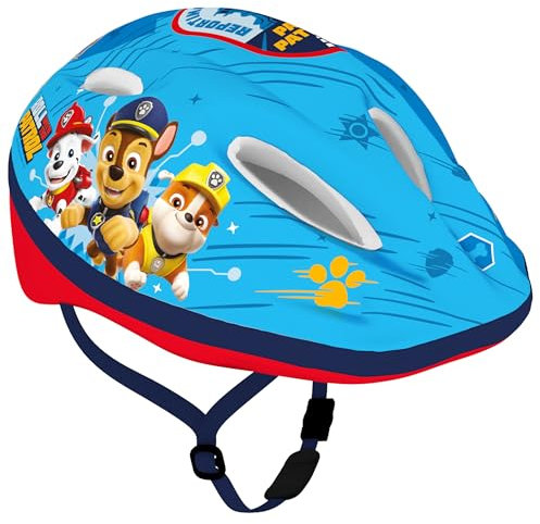 Paw Patrol Kinderfahrradhelm, für Jungen, blau, verstellbar 52-56 cm (Blau)