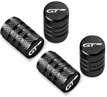 GVFNFE 4 Stück Auto Ventilkappen für Peugeot GT GTline 3008 308 T9 208 508 2008 Rifter 5008 207 206 408 108 4008 Ventilkappen mit Dichtung für stabilen Reifendruck Auto Zubehör,C