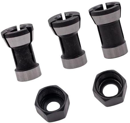Hohe Durabilität Kohlenstoffstahl Router Collet Set Collet Chucks Adapter Für Professionelle Und Häusliche Verwendung In Holzhops