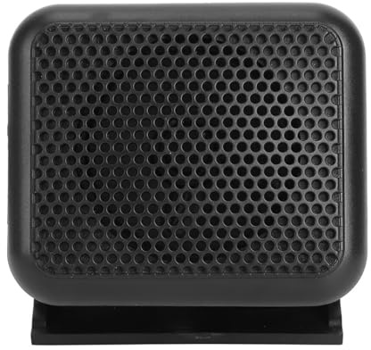 XHIKOWAT Mini NSP 100 CB Auto Altoparlante Esterno, qualità del Suono Eccellente, Ideale per gli Appassionati di Radio HAM, Auto Mobile, Piccolo VHF Marino, Nero