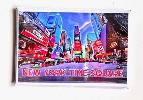 Times Square Kühlschrankmagnet- Souvenir, New York Kühlschrankmagnet - Fridge Magnet - Reiseandenken- USA Souvenir