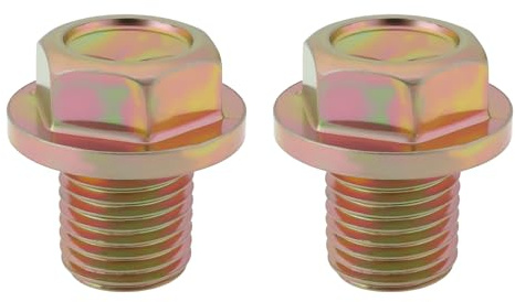 LT Easiyl 2Pcs Motorölablassschraube mit Unterlegscheibe 21512-23001 2151223001 Kompatibel mit Hyundai Kompatibel mit Acura