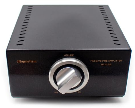 LeTkingok Passiver Vorverstärker Audio Booster, Verstärkung 2,5×, Keine Stromversorgung Erforderlich für CD/Streamer/Bluetooth