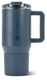 HydroJug Coffee Traveler 20 oz - Leak-Resistant, Ceramic-Lined Insulated Travel Coffee Mug for Hot or Cold Drinks with Flip Lid & Handle, Dishwasher Safe Coffee Tumbler, Cascade