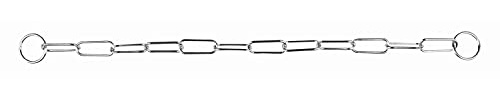TRIXIE Chrome Long Link Choke Chain, 50 x 3 mm Thickness