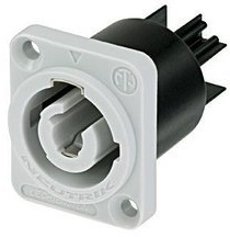PowerCON Neutrik NAC3MPB-1 Powercon Einbaukupplung grau