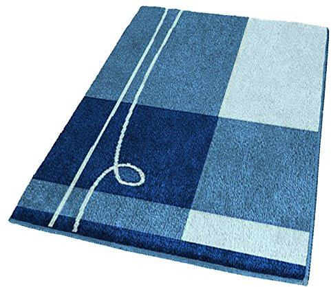 Kleine Wolke Badteppich, Polyacryl, Blau, 50 x 60 cm 4004478107373