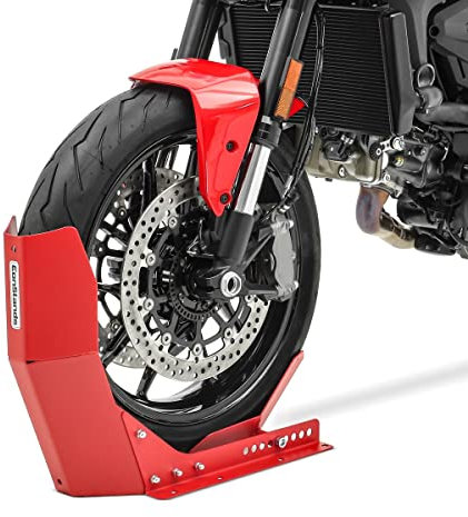 Bloque Roue Moto Constands Easy Transport-Fix Rouge Mat