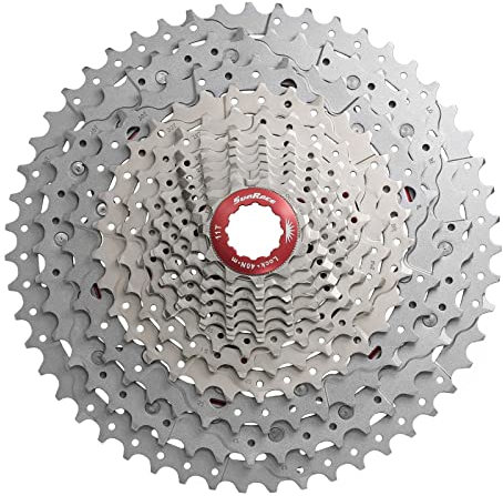 SUNRACE Csmz903 12-Speed Kassette 11-51t Metallic Ritzel, Silber, ESTANDAR