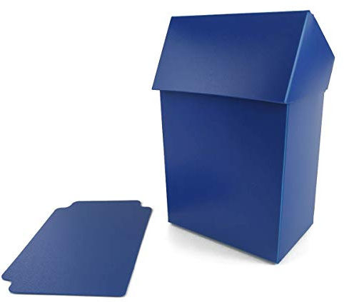 Arkero-G® 80+ Deck Box - Blau/Blue - für über 100 Karten Sammelkarten Case inkl. Kartentrenner