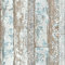 Vintage Tapete in Holzoptik | Vliestapete mit Holzbretter Design im Shabby Chic in Braun Blau | Vlies Holztapete mit Blumen für Küche und Flur | Rolle (10,05 x 0,53 m) = 5,33 m²