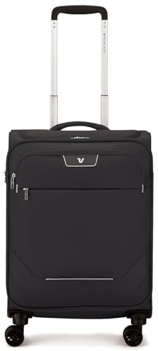 RONCATO Joy trolley cabina morbido 4 ruote con tsa e presa usb Nero