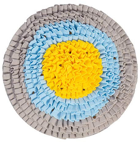 petphabet schnüffelteppich hundespielzeug kleine Hunde Puzzle-Spielzeug für Hund beschäftigung, Nasenarbeit, Schnüffelmatte, langsames Füttern, Futterunterlage, maschinenwaschbar