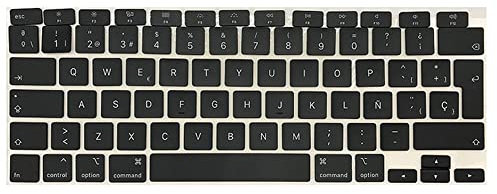 OLVINS SP Español Keycap Teclas Teclas para MacBook Air Retina 13 A2179 2019 2020 años MC 3302
