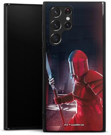 Silikon Hülle kompatibel mit Samsung Galaxy S22 Ultra Case schwarz Handyhülle Waffe Soldat Star Wars