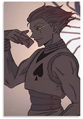 XXJDSK Poster Kunstdrucke Anime Poster Hisoka Wall Art Poster für Raumästhetik 60X90cm Kein Rahmen