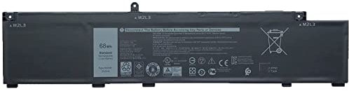 MV07R 72WGV 072WGV W5W19 0W5W19 JJRRD 0JJRRD 266J9 PN1VN M4GWP Remplacement de la Batterie d'un Ordinateur Portable pour Dell G3 15 3500 3590 3700 3790 G5 15 5500 5505 SE Series(15.2V 68Wh)