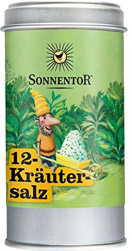 Sonnentor 12- Kräuter-Salz, Streudose, 75g (6er Pack)