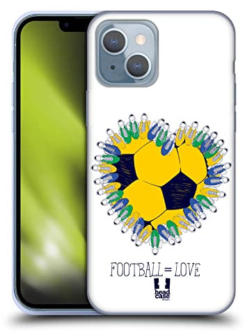 Head Case Designs Tacos De Fútbol Amor de La Pelota Caso Funda de Gel Suave Compatible con Apple iPhone 14