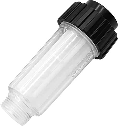 ZUASE Hochdruckreiniger Wasserfilter inkl. für Alle Hochdruckreiniger mit 3/4 Wasser-Anschluß Kompatibel mit 4.730-059.0 (Filtereinsatz 5.731-050.0) für Kärcher K2-K7-3 packs