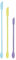 predolo Maquillage Mini Spatules Cosmétiques Cuillère avec Long Manche Petites Spatules en Silicone pour Vernis à Ongles Ketchup Fond de Teint Liquide, 3pcs Multicolore
