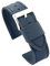 diloy Uhrenarmband vegane Mikrofaser flach – Tierfrei – Sportlicher Casual Stil – Schwarz Braun Rot Blau Weiß – Größen 18mm 20mm 22mm 24mm 415 Navy Blau 22mm