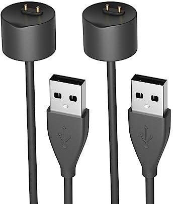 Sinoacc 2PCS 100cm Cargador Para Xiaomi Mi Band 7/6/5 USB Cable De Carga Magnético Compatible Con Amazfit Band 5&Xiaomi Mi Band 7/6/5
