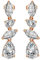 Bishilin Ohrhänger Vergoldet Damen, Ohrringe Hängend mit Marquise und Tropfen Zirkonia Gold Ohrringe Jugendstil Modeschmuck