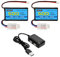AMZZN 2PCS 7.4V 500mAh 30C PH2.0 Plug Lipo Battery With 2-in-1 Charger for AX24 SCX24 RC Car, Compatible with Most 1/10, 1/16, 1/18, 1/24 Proportional RC Trucks, Drones