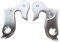 QUENPE MTB Fahrrad Schaltwerk Getriebe Mech Aufhänger, for Rise Xds, for Bull, for Ghost, for Filz, Aluminium Schaltwerk Aufhänger Haken Hinten Getriebe Zubehör Haken für Schaltauge