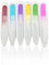 dijiusidy 6PCS/Set Nail File Wear-resistant Flexible Flat Edge Crystal Polishing File Reusable Glass Nail Art Manicure Tools, 9cm