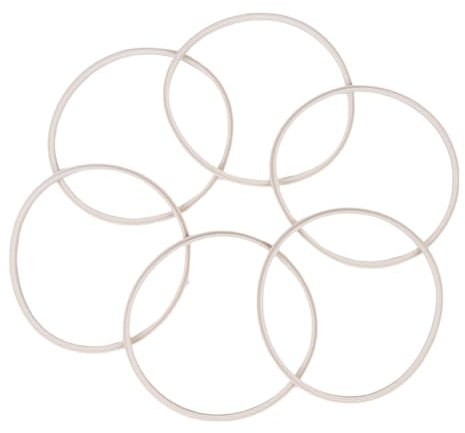 LYEAA 6 pièces joint de remplacement joint de couvercle en Silicone joint de remplacement étanche bouteilles joint d'étanchéité pour accessoires de bouteille