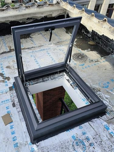 Fenster Window Kellerfenster Schiebefenster Notausstiegsfenster Schachtabdeckung, Robustes Dachfenster Für Keller/ Dachboden/ Wintergarten/ Schuppen/ Scheunen/ Spielhaus/ Hühnerställe Mit Schraubensat