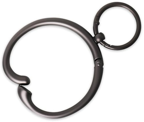 JISONCASE Purse Hook for Table, Instant Bag Purse Hook Hanger Holder for Table Desk Folding Handbag Table Hook Hanger for Women Mobile Phone Stand Holder (Black)