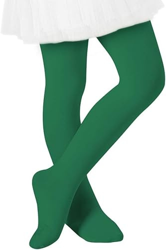 Zando Collant da danza classica da bambina, 2 paia di collant elastici per ragazze, collant termici per bambini, 1-9 anni