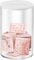 Klare Acryl Spardose zum öffnen 9× 9× 15cm Transparent Spardose Sparschwein für Erwachsene Kinder(Weiß)
