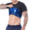 DAVBNM Men's Sauna Vest Men Sauna T Shirts Heat Trapping Sweat Waist Trainer, Sweat Sauna Suit Body Shaper Sweat Vest, Slimming Weight Loss Workout Suit Neoprene Training Jackets Clothes Exercise