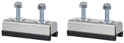 Fissaggio per Box da Tetto Kit di montaggio for barre portatutto da tetto, 2 pezzi, staffe for barre portatutto da tetto for furgoni, staffe fotovoltaiche camper, Uso adatto per Fiat Ducato dal 2006 i