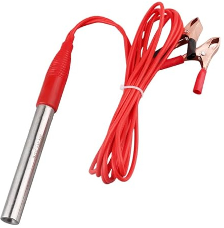 Immersions-Warmwasserbereiter, 12 V, 24 V, Tragbares Heizelement Mit Krokodilklemme For Reisen Und Camping, 150 W, 200 W, 300 W, 400 W, 500 W(12V,200w)