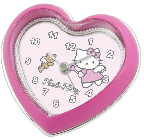 Hello Kitty 25203 Sveglia, analogica al quarzo, per bambini