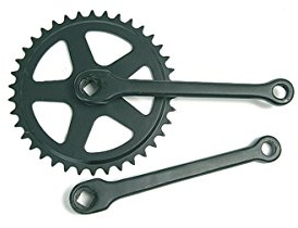 Pieper Kettenradgarnitur-03320140 Kettenradgarnitur Schwarz Einheitsgröße
