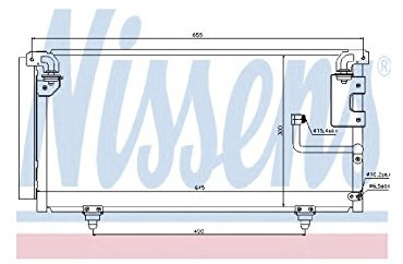 Nissens 940091 Kondensator, Klimaanlage