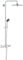 GROHE Vitalio Joy 260 - Duschsystem mit Einhandmischer (wassersparend, 3 Strahlarten, Wandmontage, Antikalk- System), chrom, 27860001