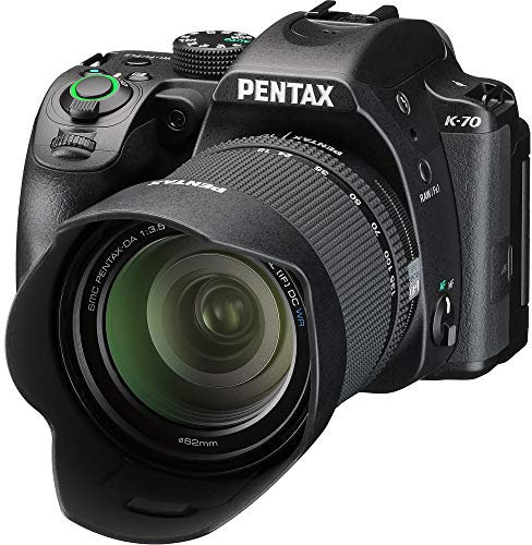 Pentax K-70 18-135/3.5-5.6 DA ED Al(if) DC WR - Fotocamera DSLR - Nero