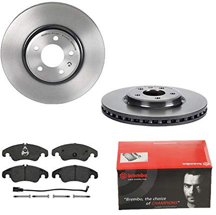 BREMBO BREMSSCHEIBEN Ø320mm + BREMSBELÄGE VORNE FÜR AUDI A4 B8 A5 8T3 Q5 8RB