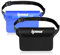 ipow 2 Pack wasserdichte Tasche Beutel Hülle Unterwassertasche Bauchtasche vollkommen für iPhone, Handy, Kamera, iPad, Bargeld, Dokumente vor Wasser schützen (schwarz+ lichtdurchlässige blau)