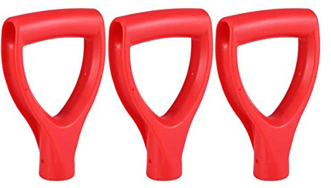 YARNOW 3pcs Replacement Snow Shovel D Grip Handle Plastic Snow Scoop Handle for Shovels Fork Spade Garden Accessories