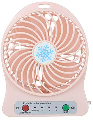 Gofeibao Small Desk Fans Battery Desk Fan Mini Desk Fan Usb Desk Fans Cooling Quiet Small Desk Fan Mains Powered Fans Desk Desk Top Fan Large Desk Fan orange