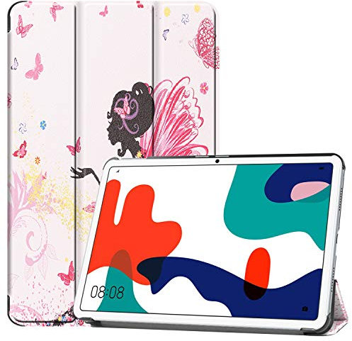Lobwerk - Funda para Huawei MatePad BAH3-AL00 BAH3-W09 de 10,4 Pulgadas, con función Atril y función de Encendido y Apagado automático